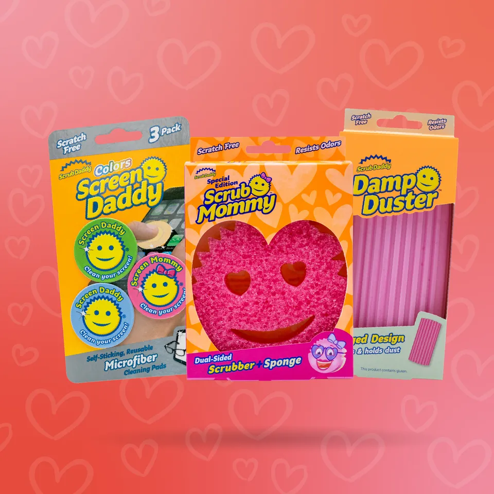 Scrub Mommy Od Mě Pro Mě dárková sada 5 ks valentýnská