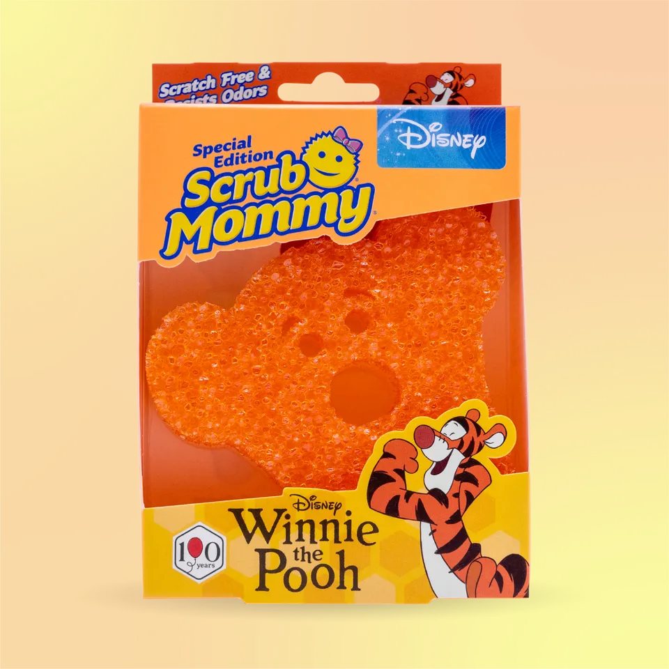 Scrub Mommy Disney Tygr houbička ResoFoam 1 ks oranžová