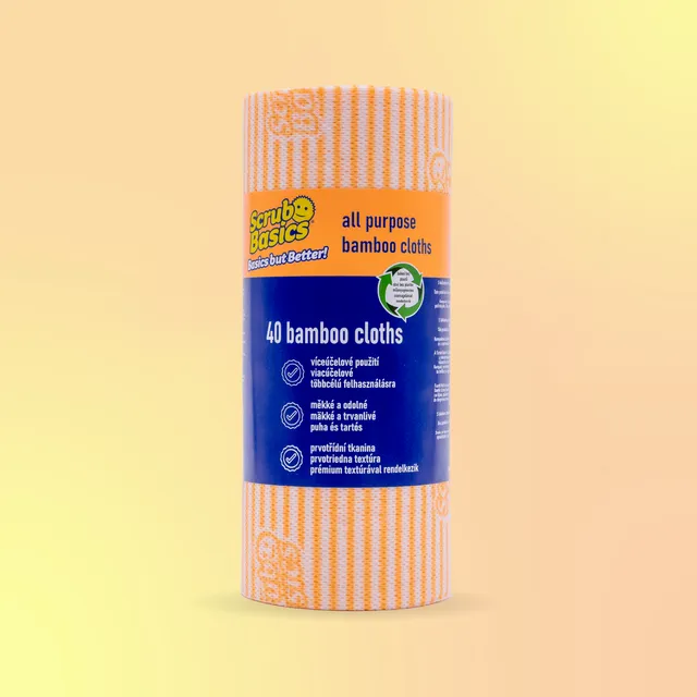 Scrub Mommy Scrub Basics utěrky bambusové 40 ks pratelné