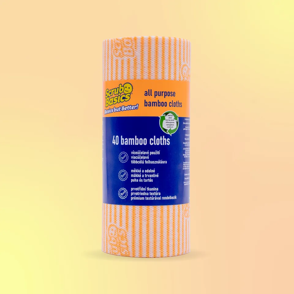 Scrub Mommy Scrub Basics utěrky bambusové 40 ks pratelné