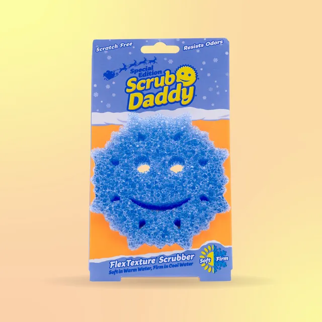 Scrub Mommy Snowflake houbička vánoční bez zápachu