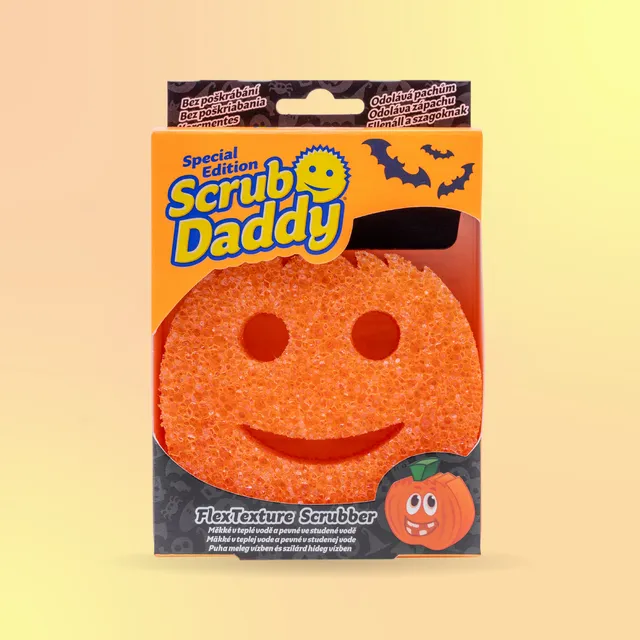 Scrub Daddy Halloween Dýně houbička 1 ks bez zápachu