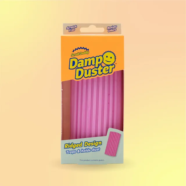 Scrub Mommy Damp Duster houbička na prach růžová 1 ks