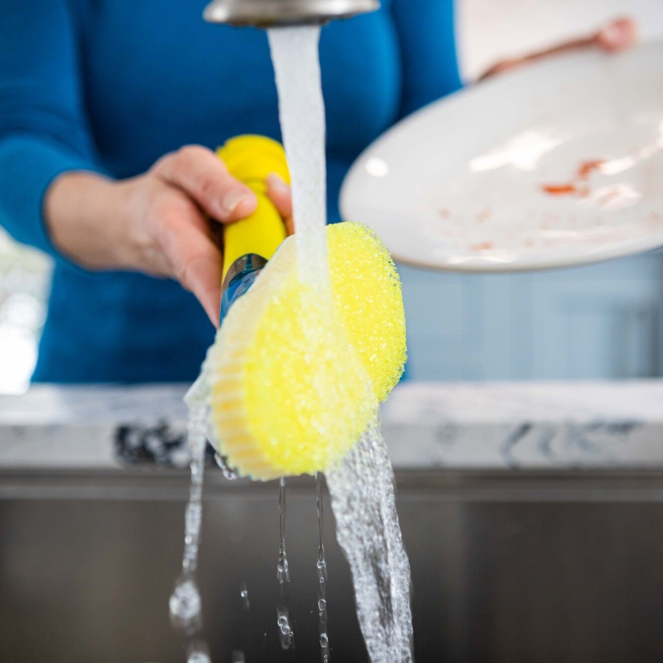 Scrub Mommy Dish Daddy Pink náhradní houbička 2 ks zip