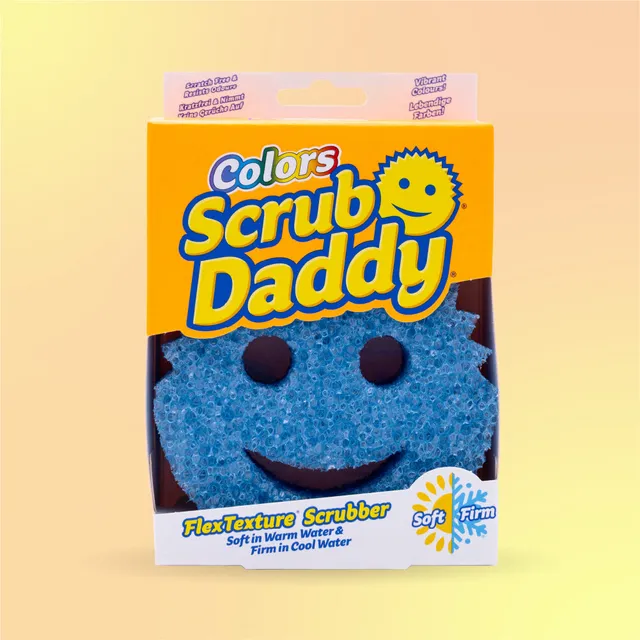 Scrub Daddy Colors modrá houbička 1 ks silná i jemná