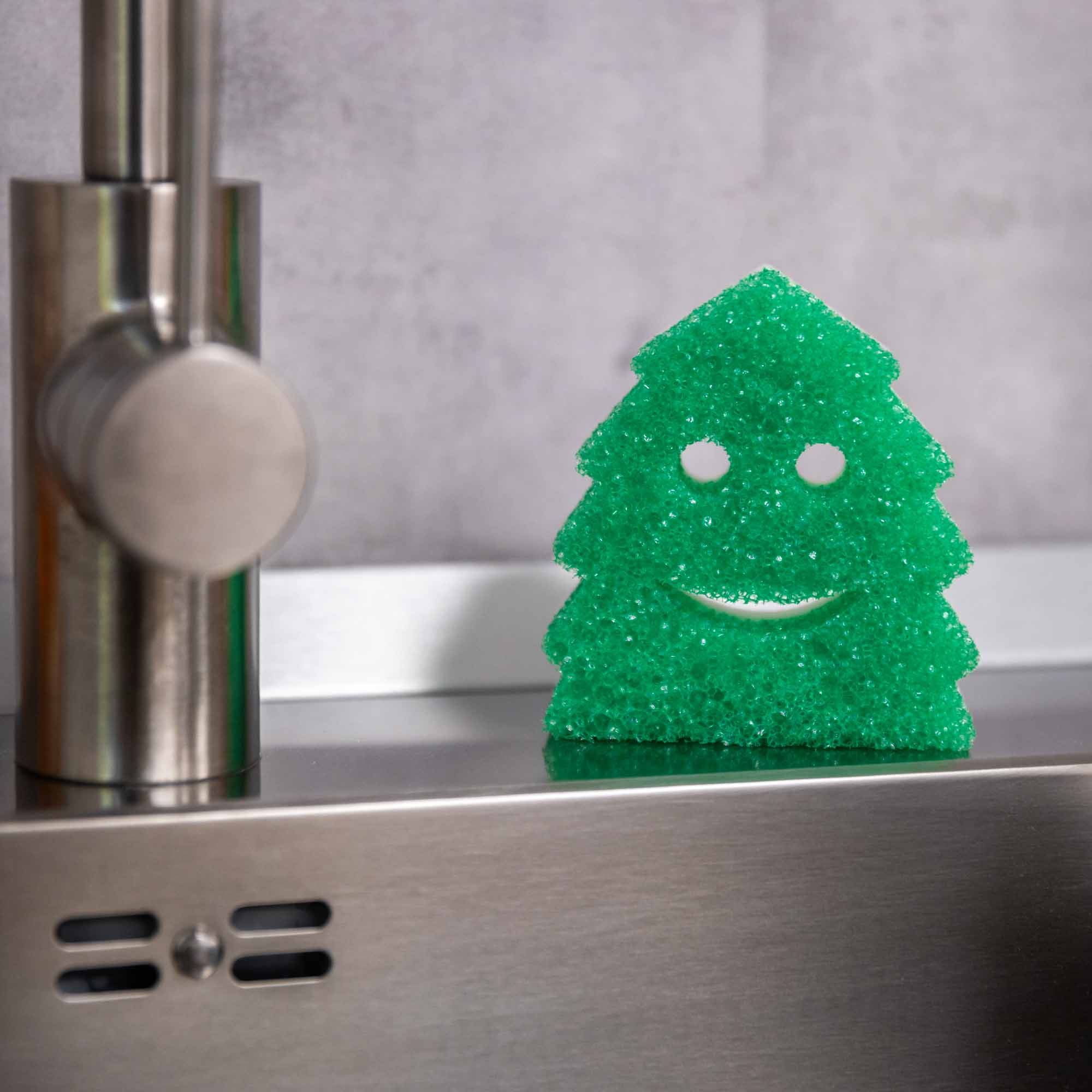 Scrub Mommy Christmas Tree houbička 1 ks vánoční stromek
