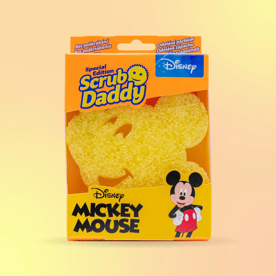 Scrub Mommy Disney Mickey Mouse houbička 1 ks bez škrábanců