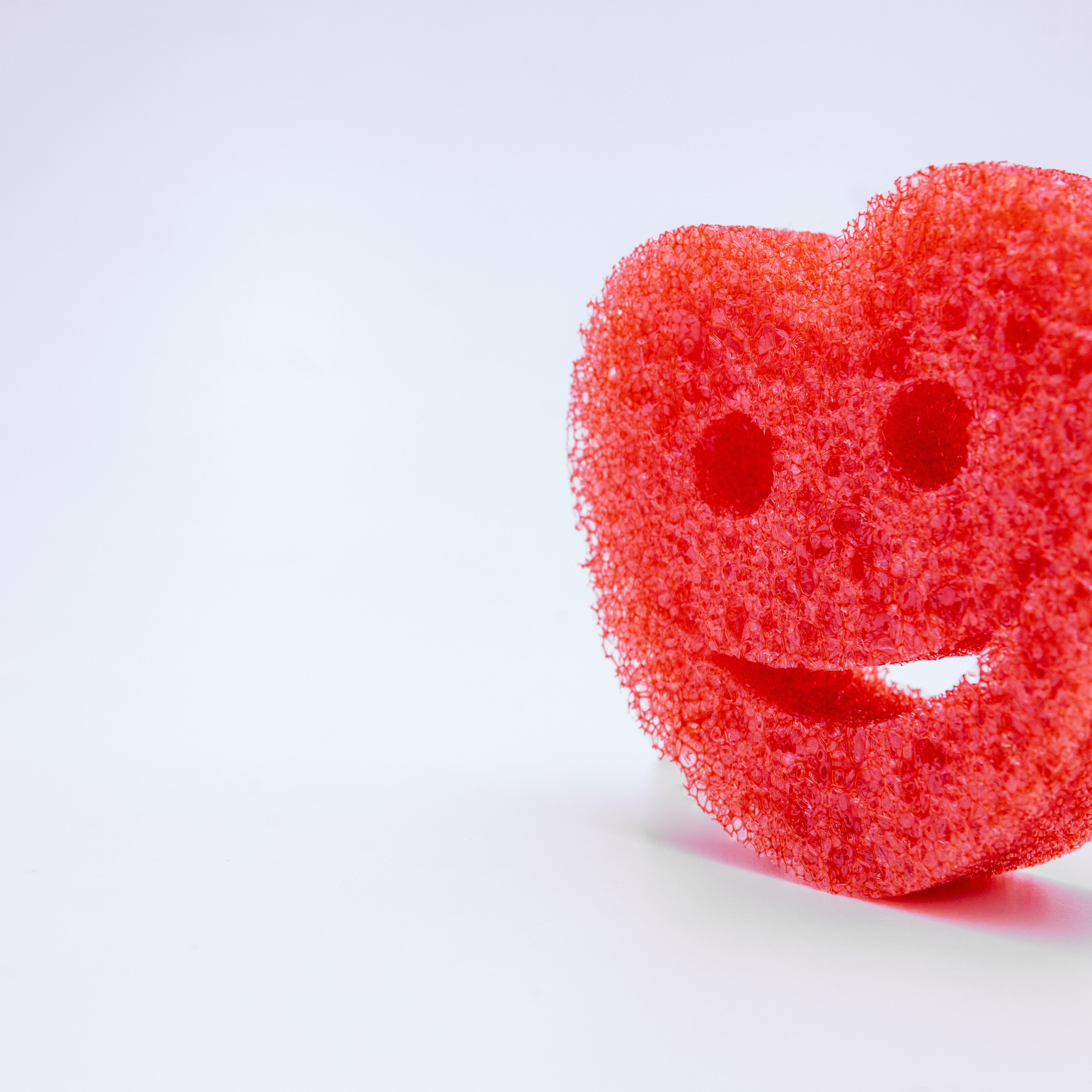 Scrub Daddy Heart houbička srdce 1 ks