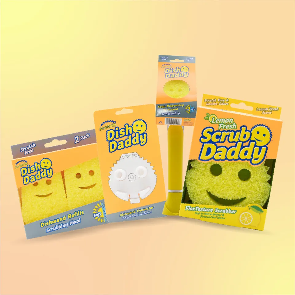Scrub Mommy Umyjte nádobí sada kartáč 4 kusy