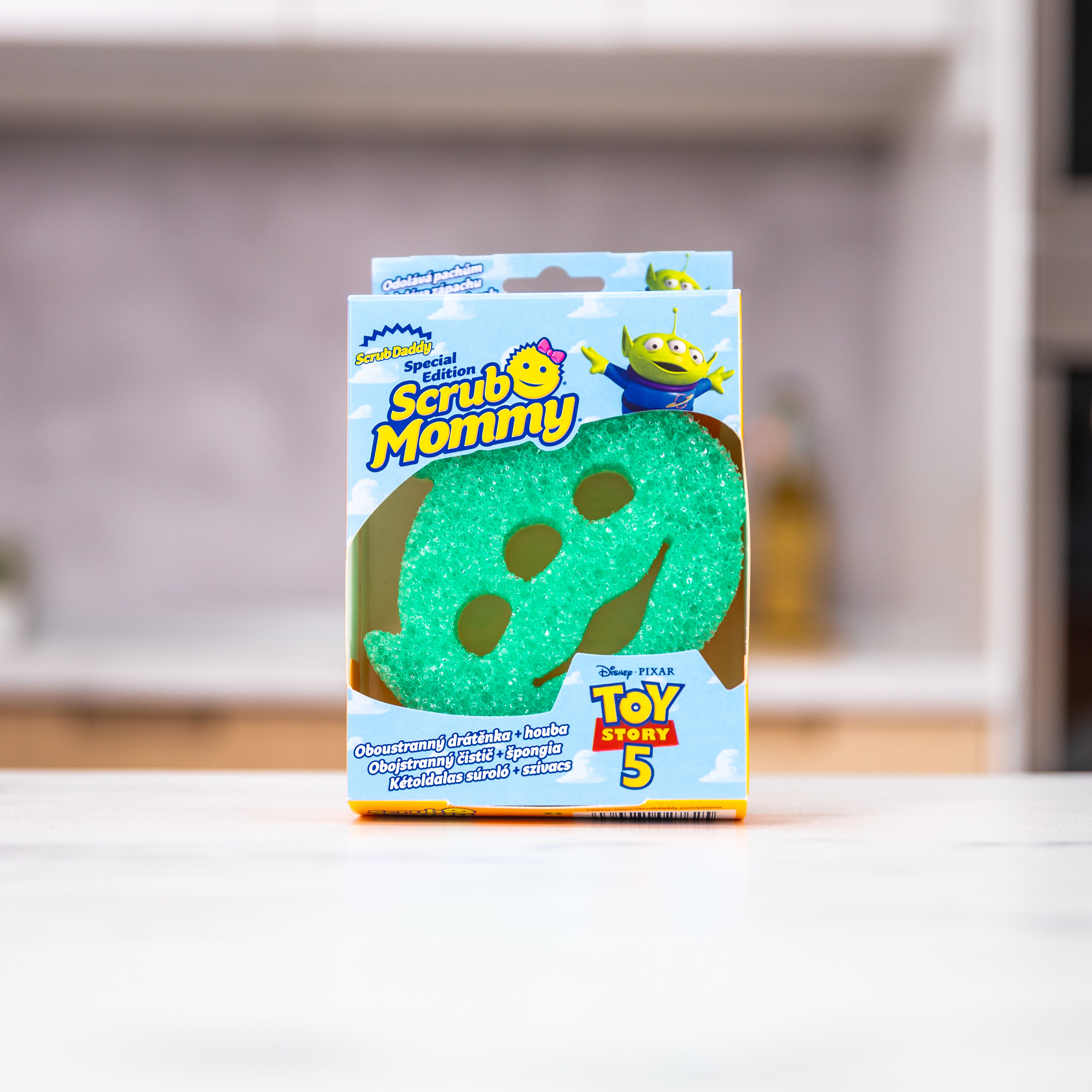 Scrub Mommy Disney Alien houbička 1 ks oboustranná