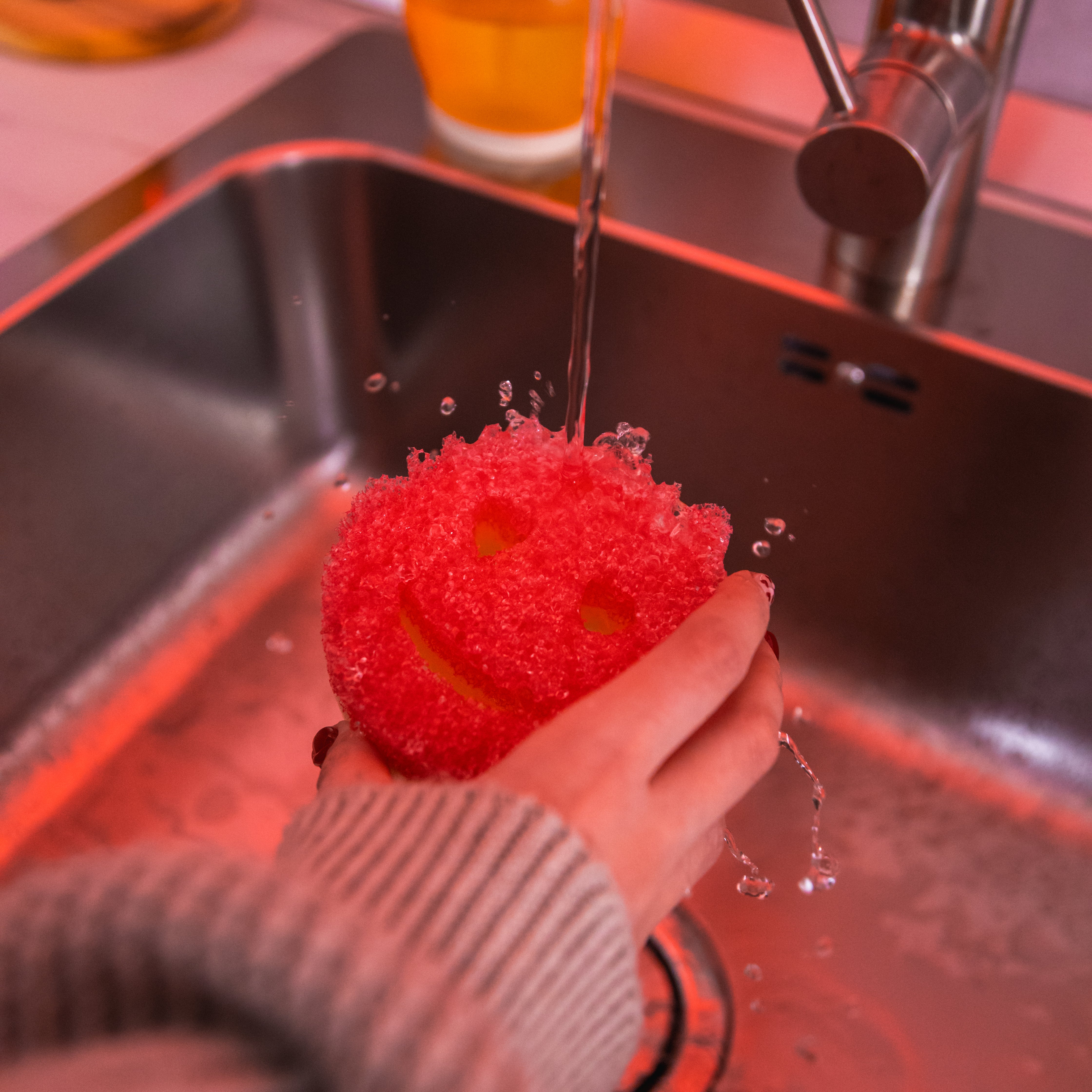 Scrub Mommy Love At First Scrub houbičky 2 ks srdce