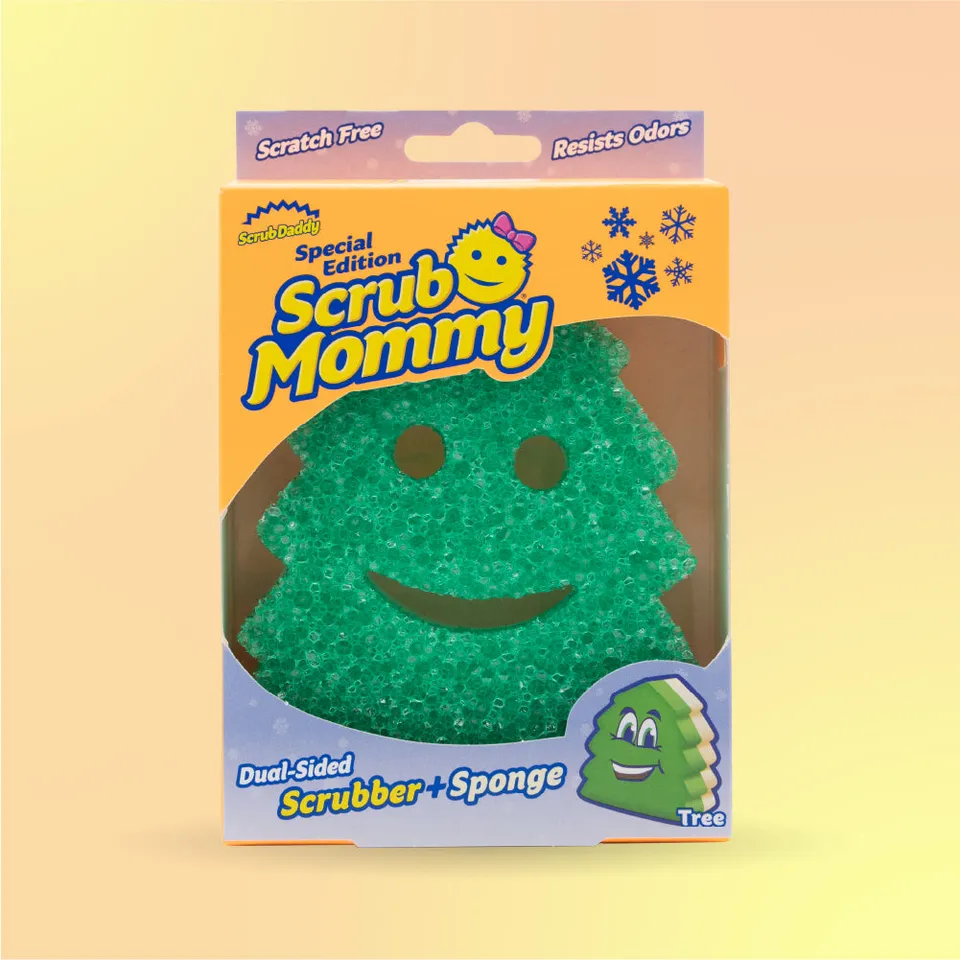 Scrub Mommy Christmas Tree houbička 1 ks vánoční stromek