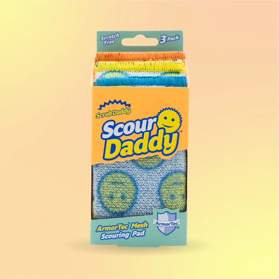 Scrub Daddy Scour Daddy polštářek 3 ks neškrábavý