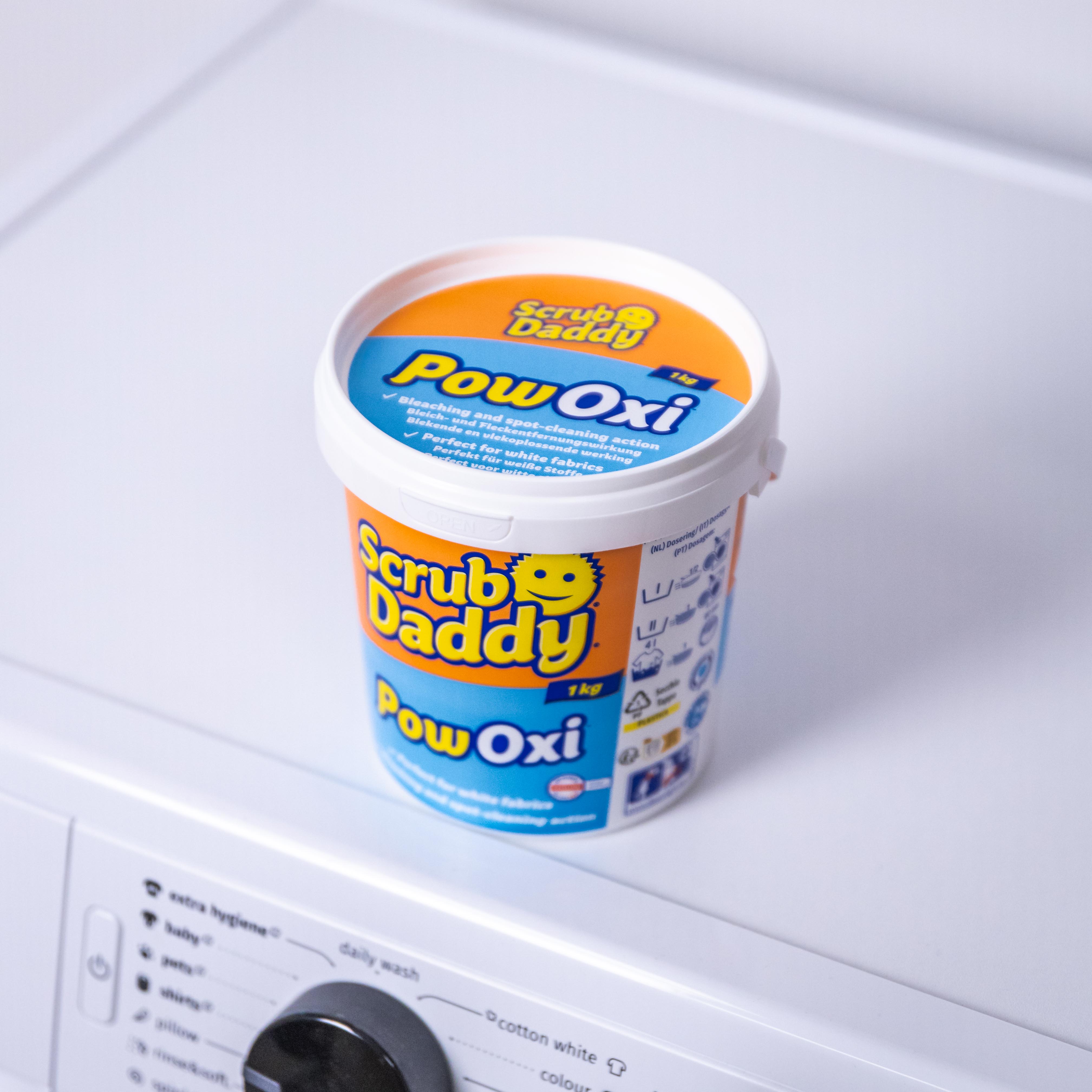 Scrub Daddy PowOxi prášek na skvrny 1 kg bílé prádlo