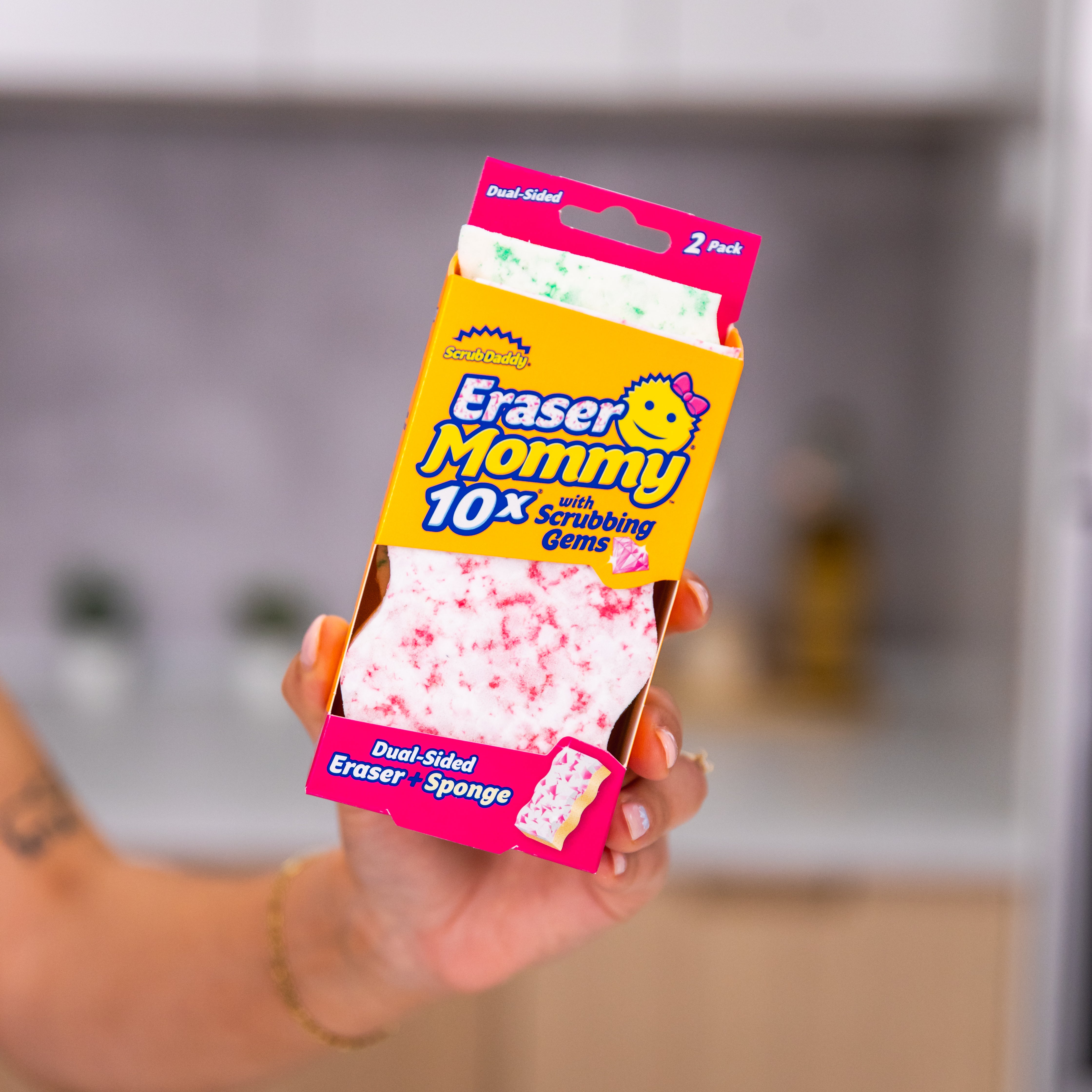 Scrub Mommy Eraser Mommy zázračná houbička 2 ks ED10x