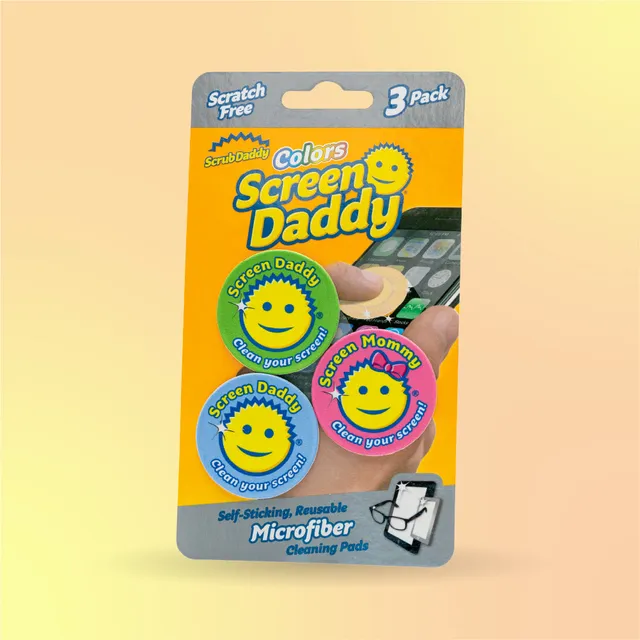 Scrub Daddy Screen Daddy Colors hadřík na displej 3 ks mikrovláknový