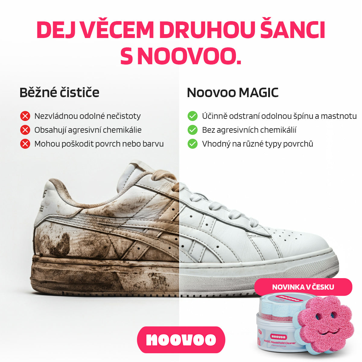 NOOVOO MAGIC univerzální čisticí pasta 350 g bez fosfátů