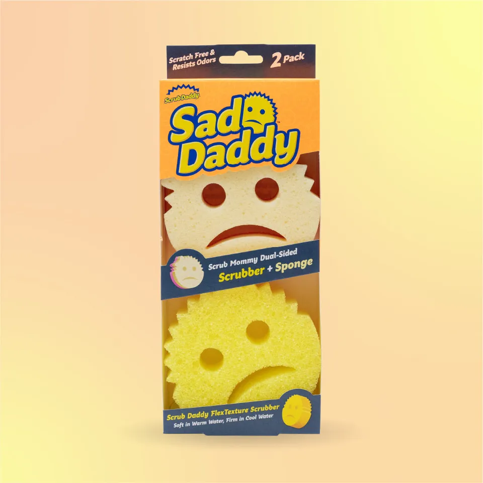 Scrub Mommy Sad Daddy + Sad Mommy houbičky 2 ks sada