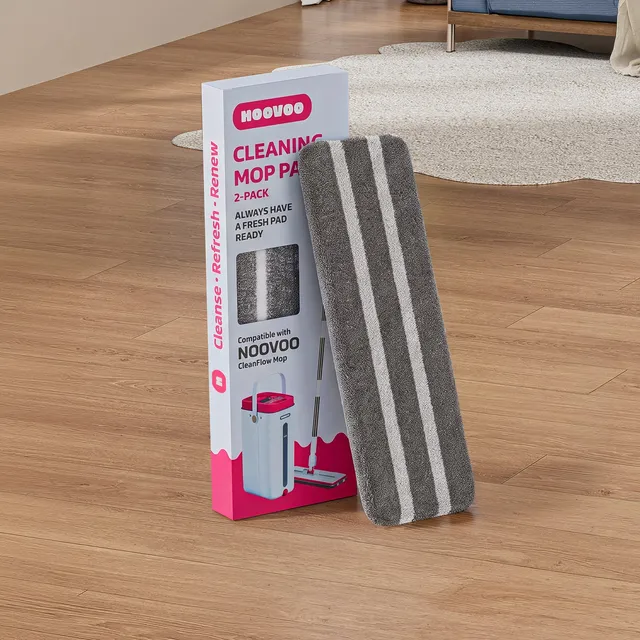 NOOVOO CleanFlow návleky na mop mikrovlákno 2 ks pratelné