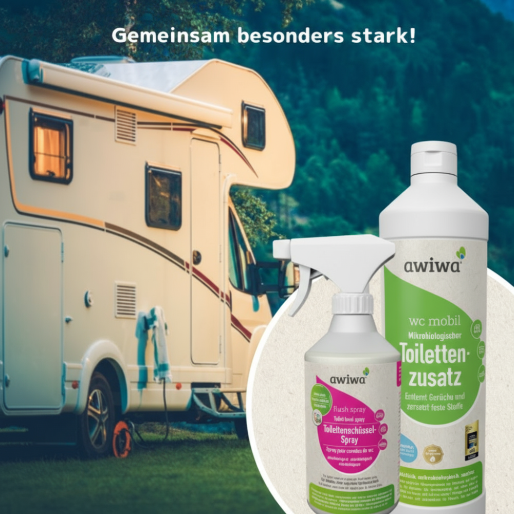 Awiwa Flush Spray čistič kempingové toalety mikrobiální