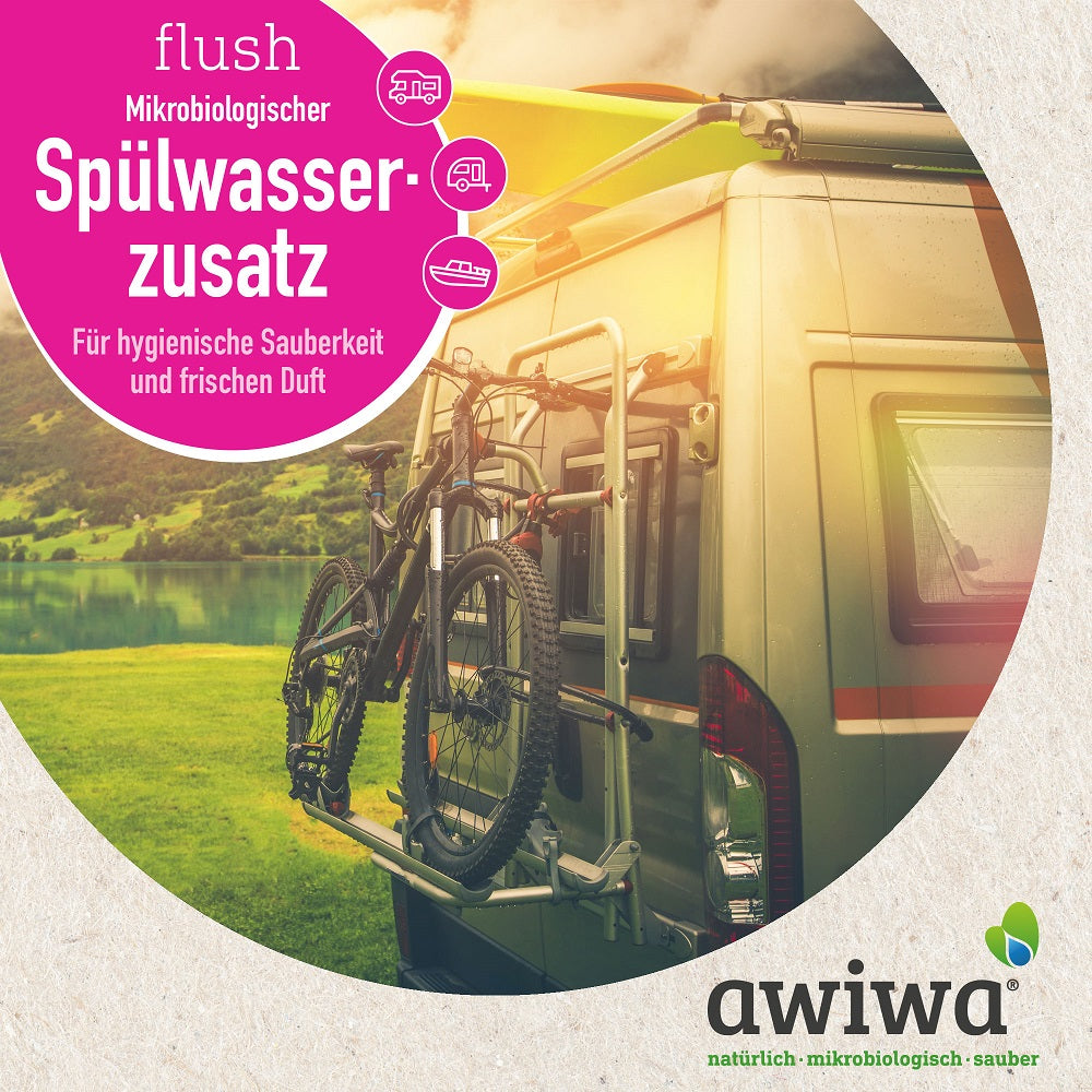 Awiwa Flush Spray čistič kempingové toalety mikrobiální