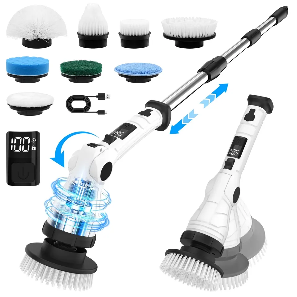 SpinPro Standard Set elektrický čisticí kartáč 8 hlavic na koupelnu