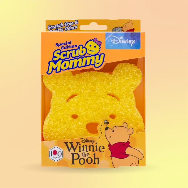 Scrub Mommy Disney Medvídek Pú houbička 1 ks oboustranná