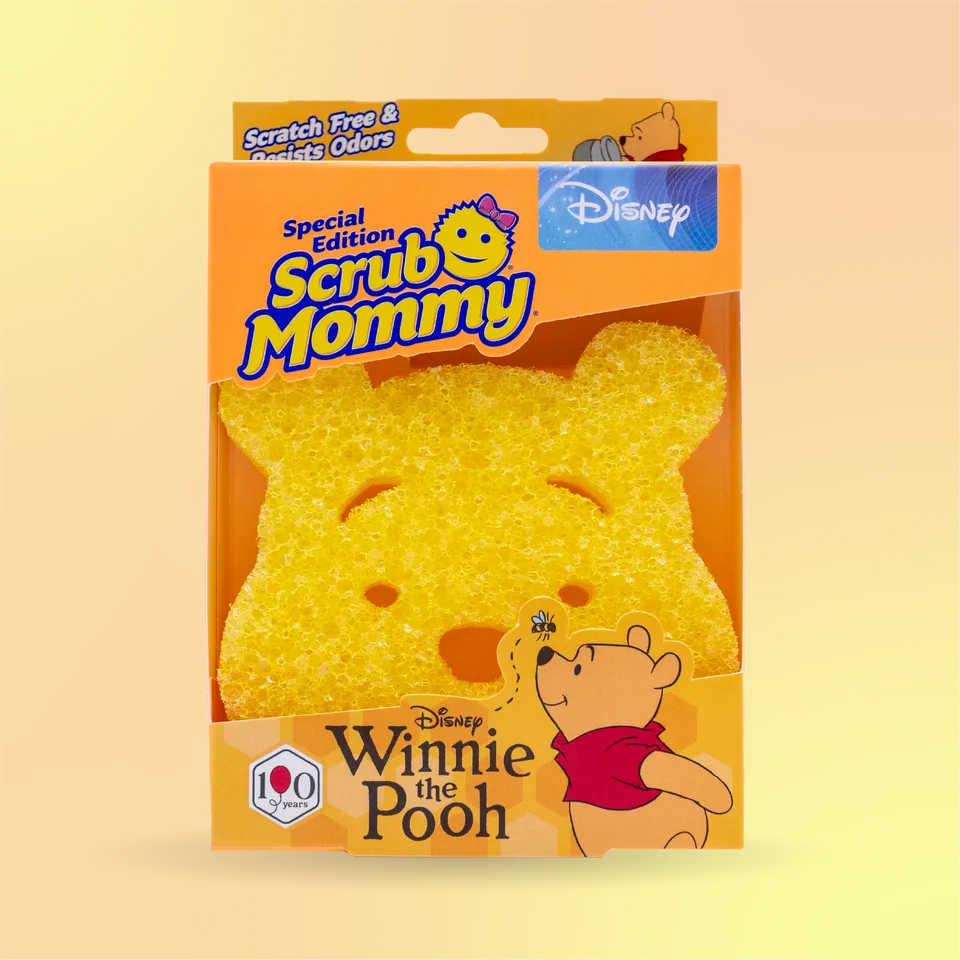 Scrub Mommy Disney Medvídek Pú houbička 1 ks oboustranná