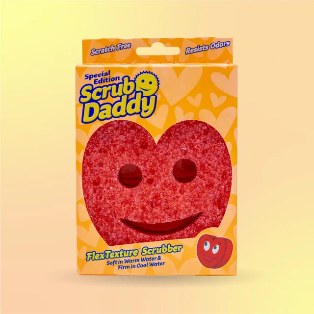 Scrub Daddy Heart houbička srdce 1 ks