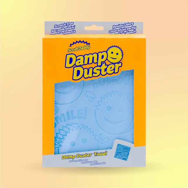 Scrub Daddy Damp Duster utěrka na prach modrá 1 ks bez chemie