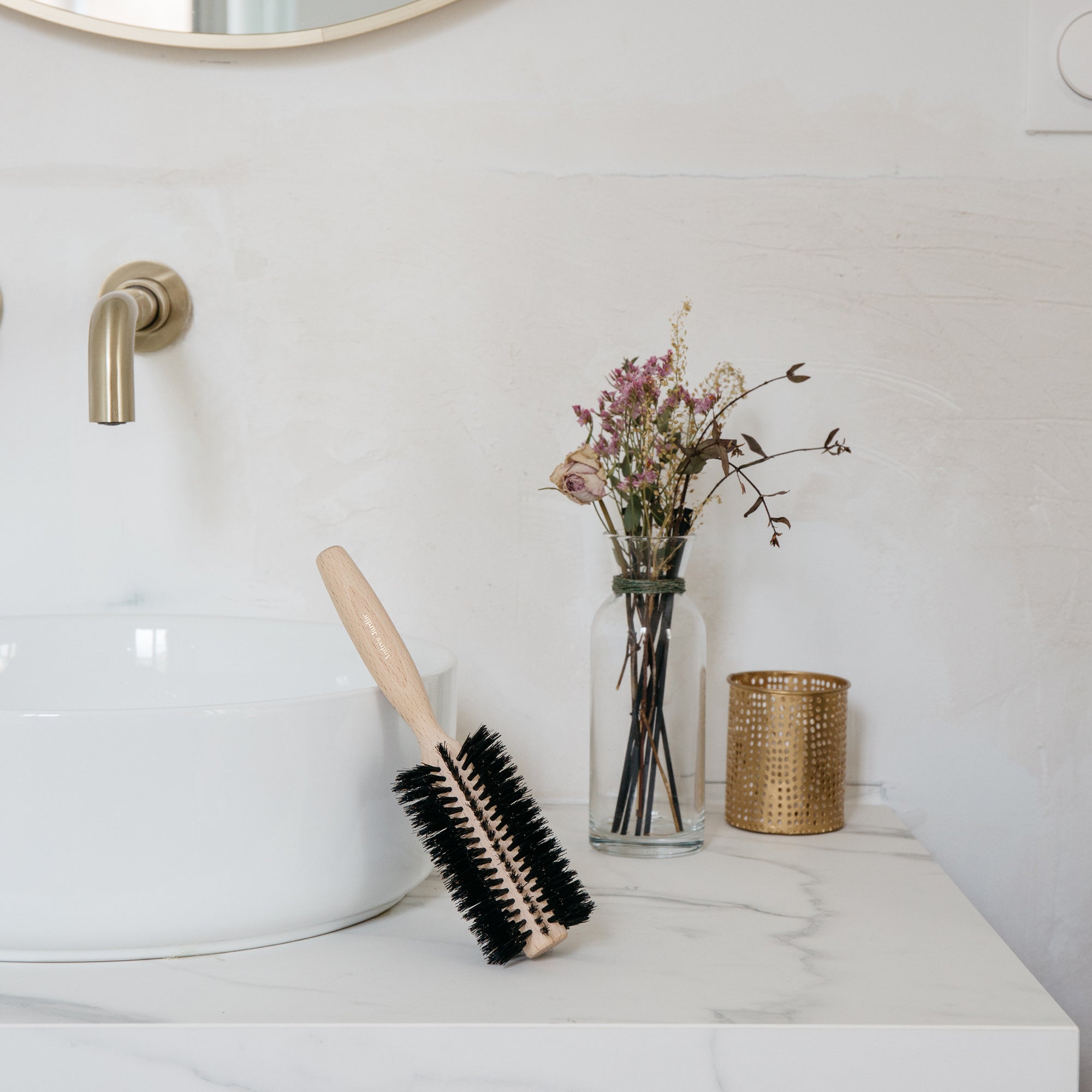 Andrée Jardin kulatý kartáč na brushing kančí štětiny