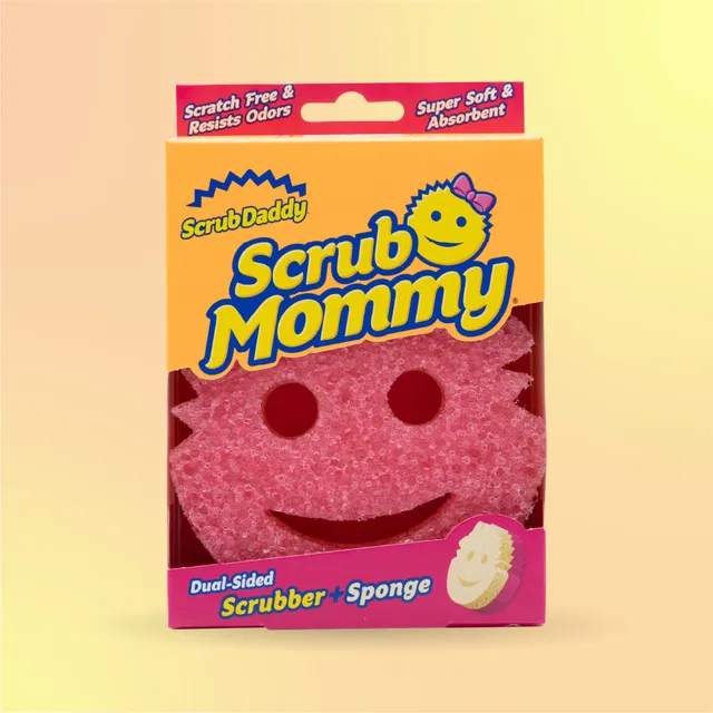Scrub Mommy houbička 1 ks růžová oboustranná FlexTexture
