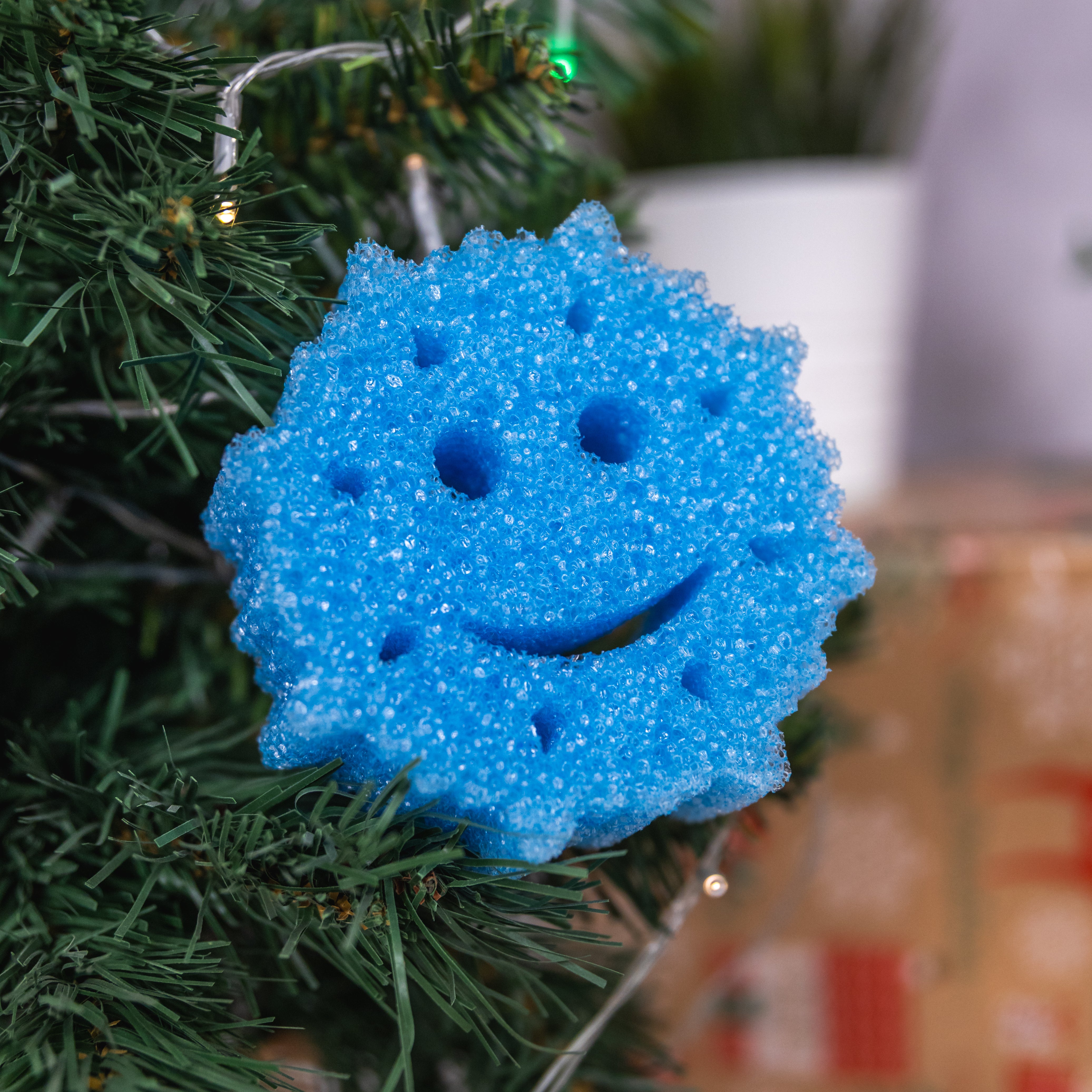 Scrub Mommy Snowflake houbička vánoční bez zápachu