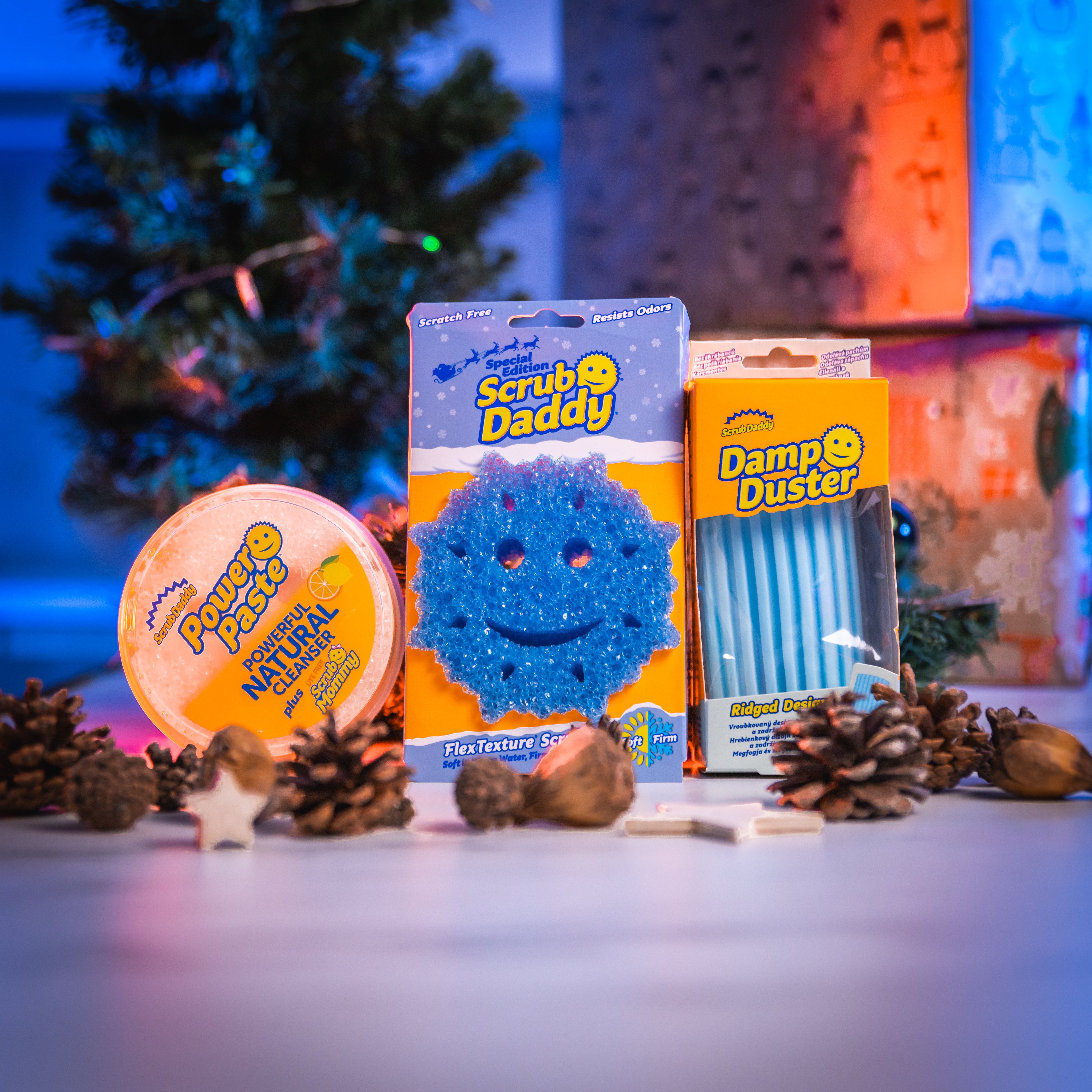 Scrub Mommy Frozen vánoční sada 4 ks s pastou