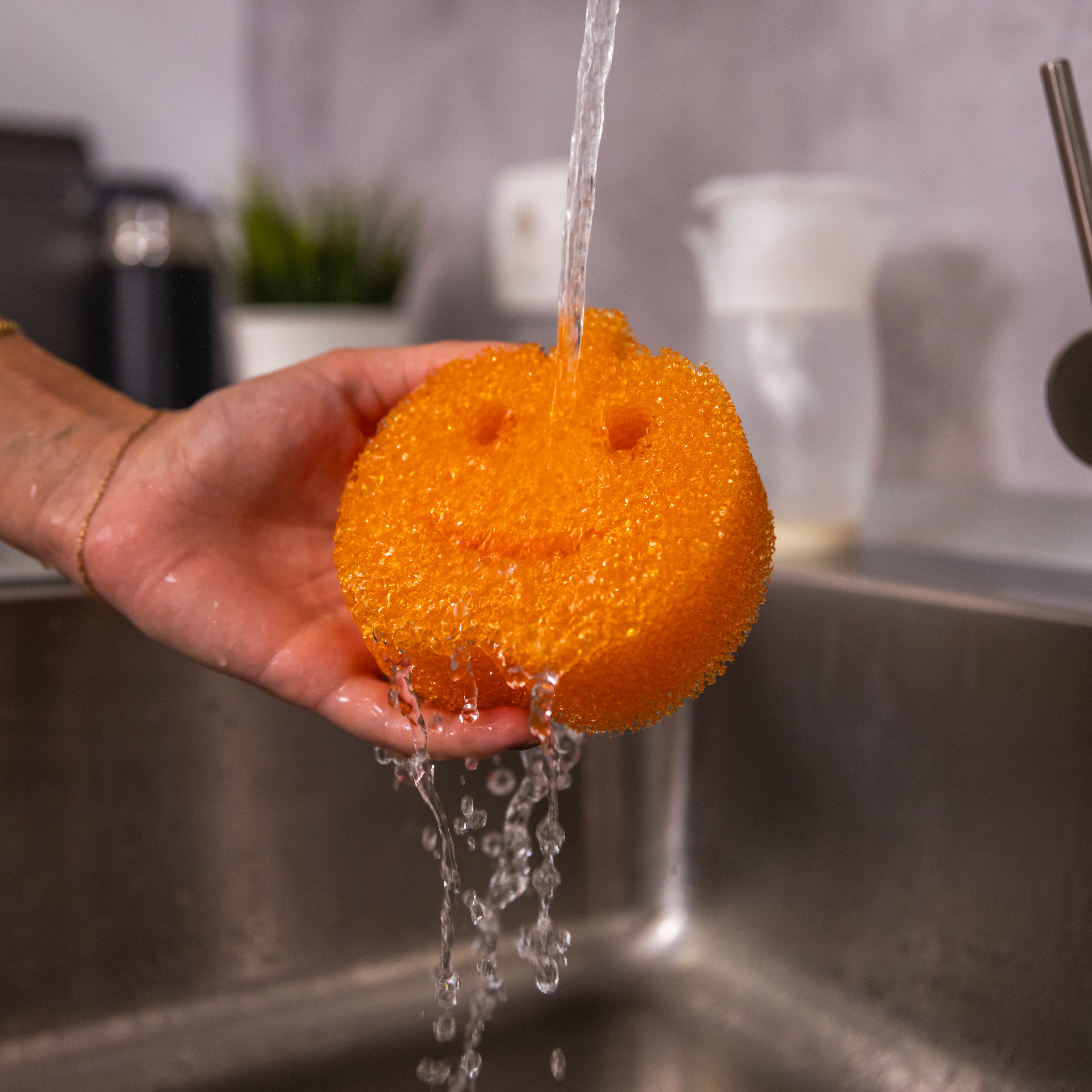 Scrub Daddy Halloween Dýně houbička 1 ks bez zápachu