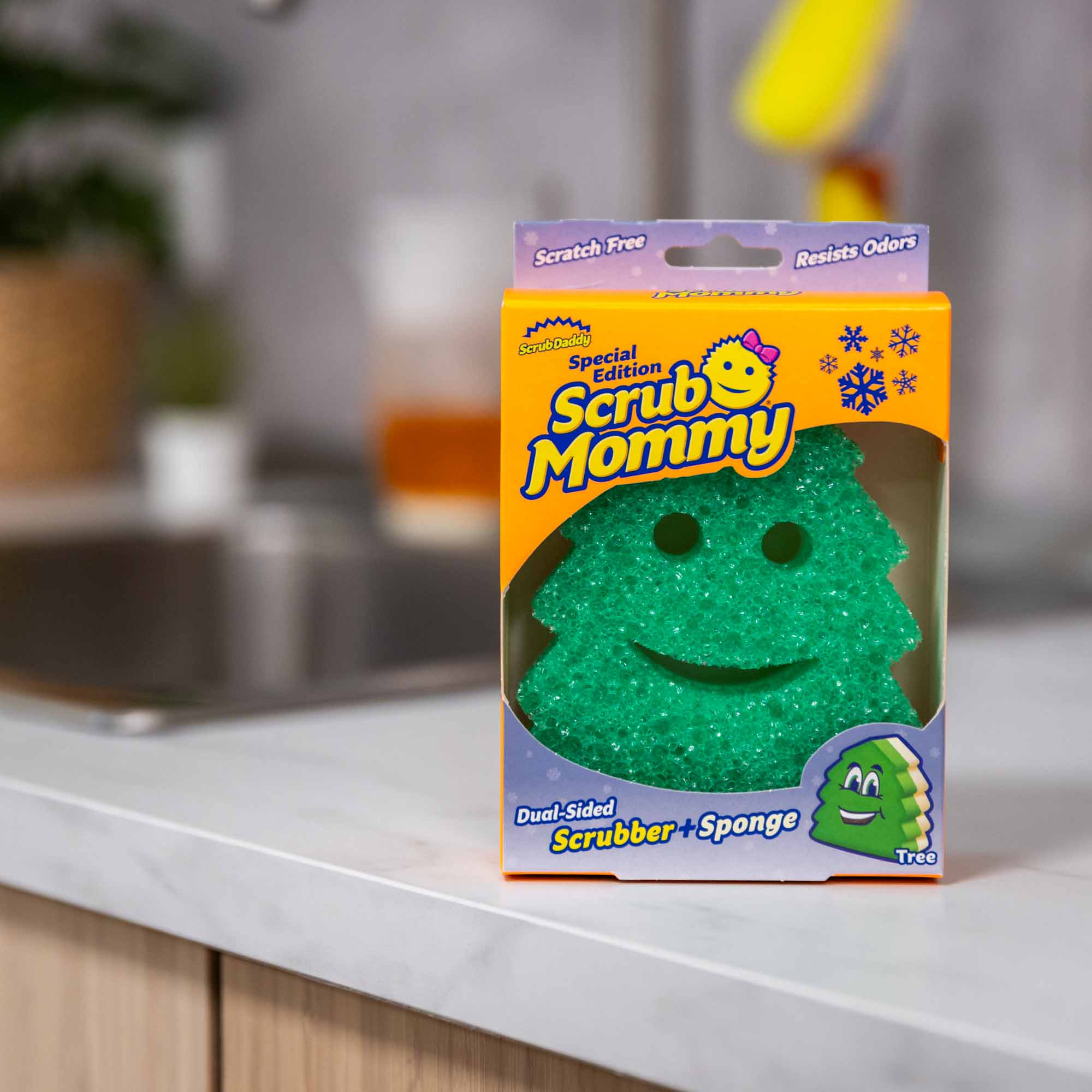 Scrub Mommy Christmas Tree houbička 1 ks vánoční stromek