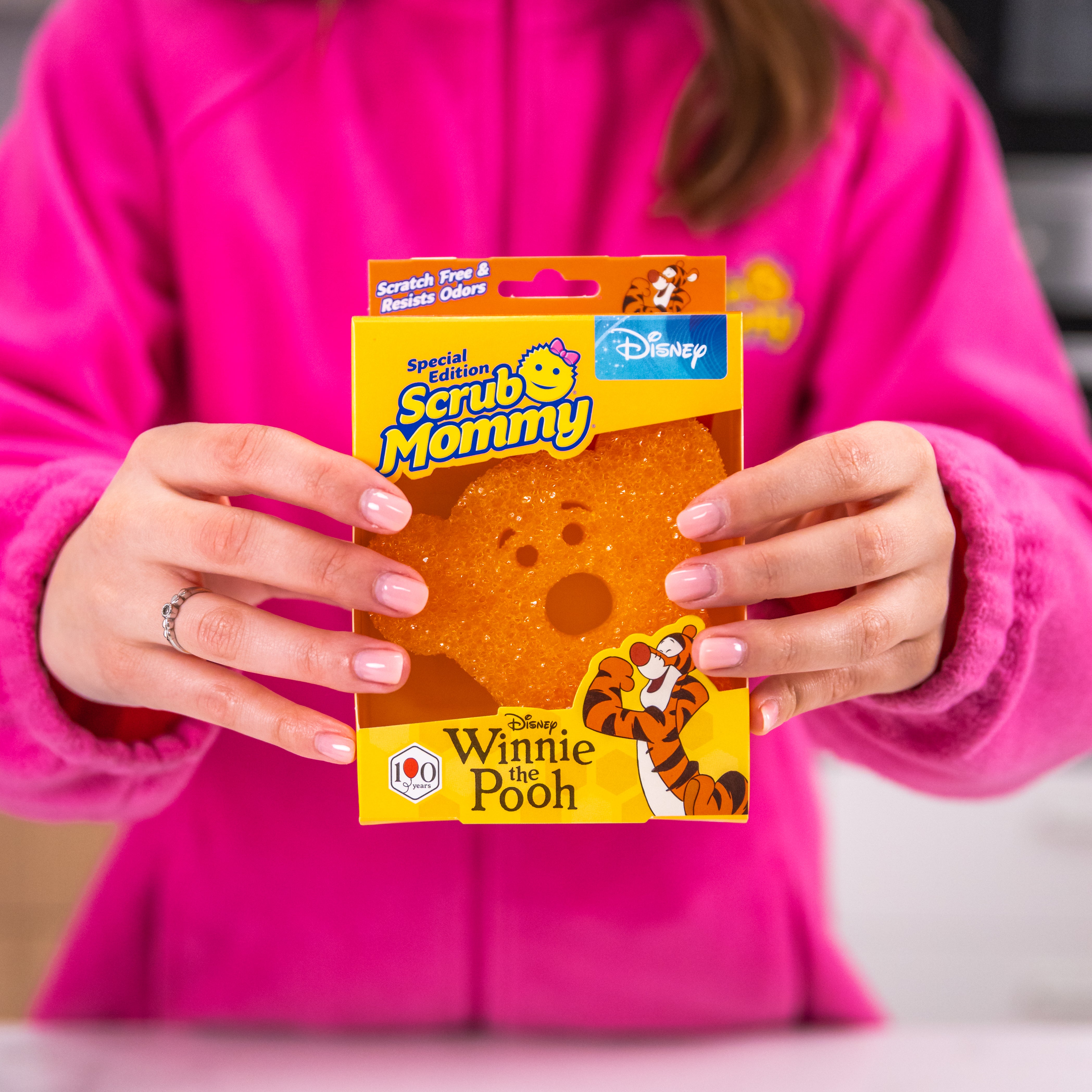 Scrub Mommy Disney Tygr houbička ResoFoam 1 ks oranžová