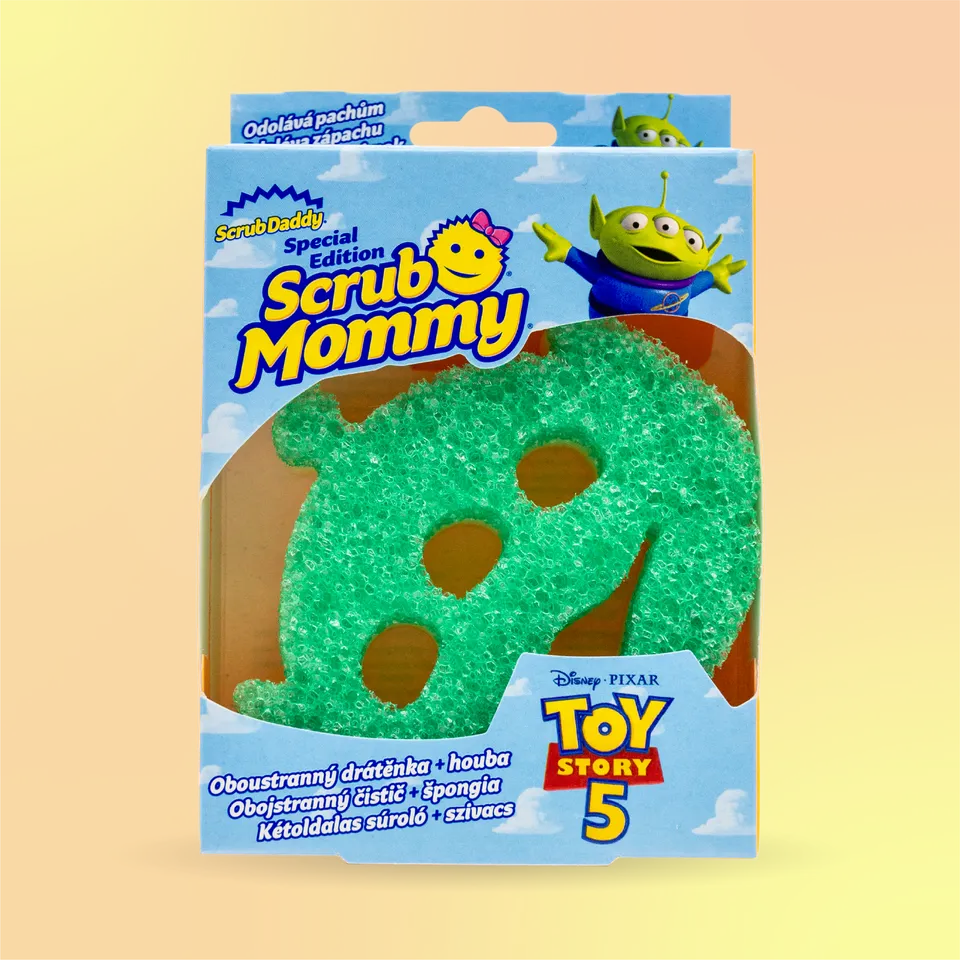 Scrub Mommy Disney Alien houbička 1 ks oboustranná