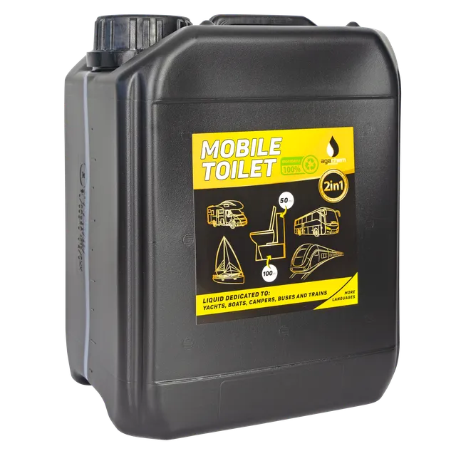 AgaChem Mobile Toilet tekutina 5 l receptura 2v1