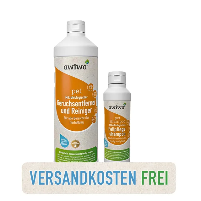 Awiwa pet sada odstraňovač zápachu + šampon 1 l