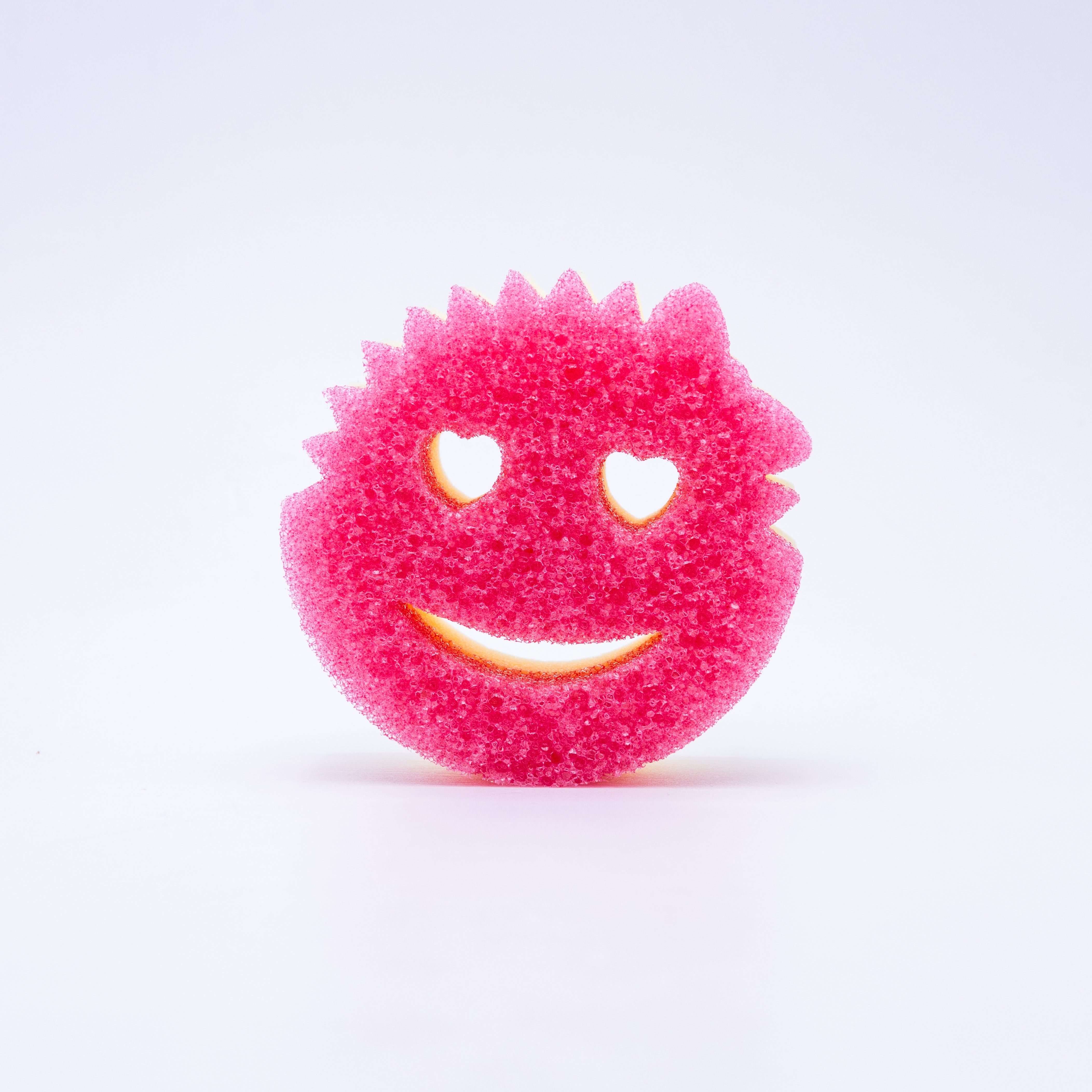 Scrub Mommy Heart Shapes houbička 1 ks růžová srdce