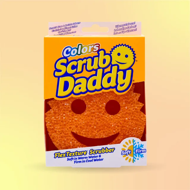 Scrub Daddy Colors oranžová houbička 1 ks na nádobí