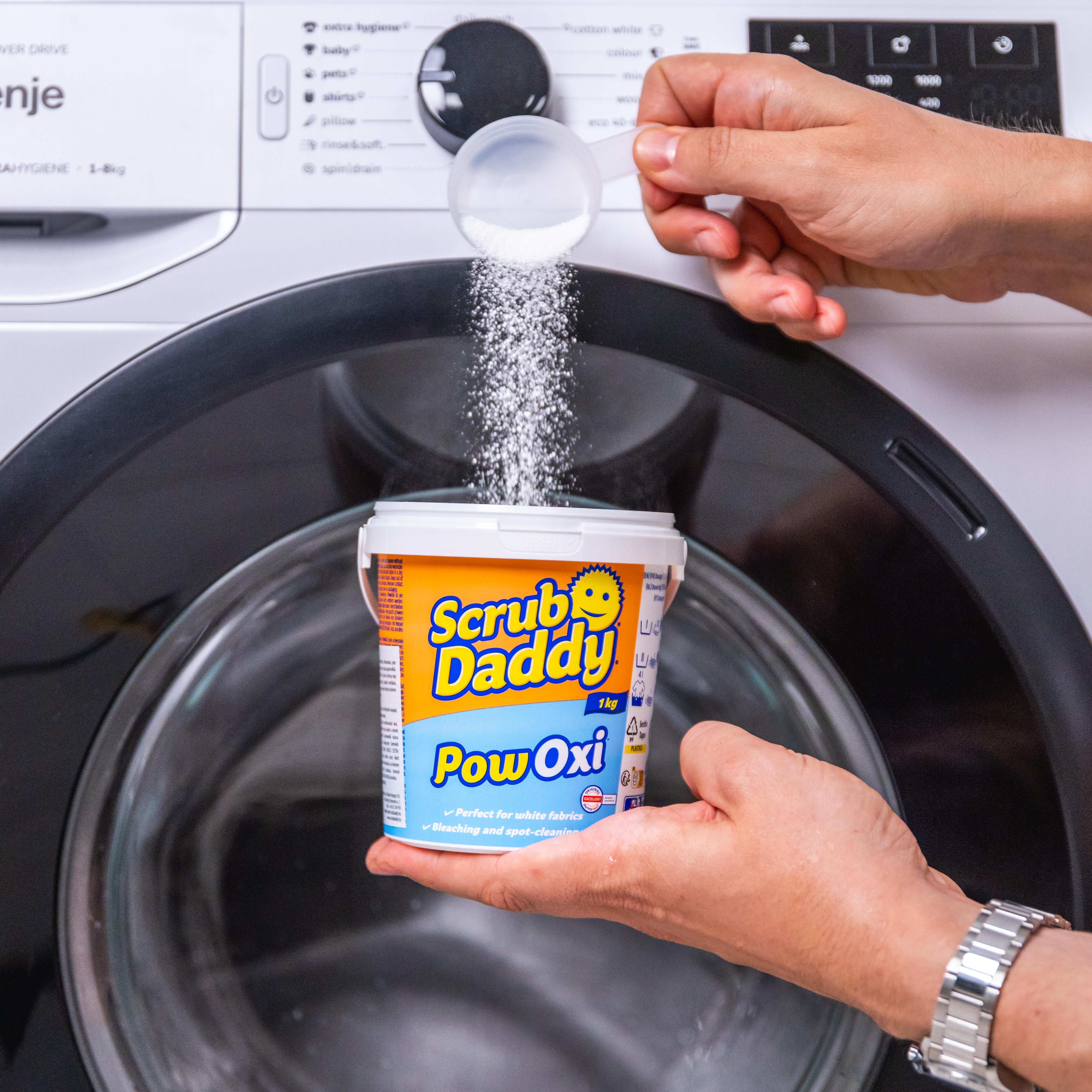 Scrub Daddy PowOxi prášek na skvrny 1 kg bílé prádlo