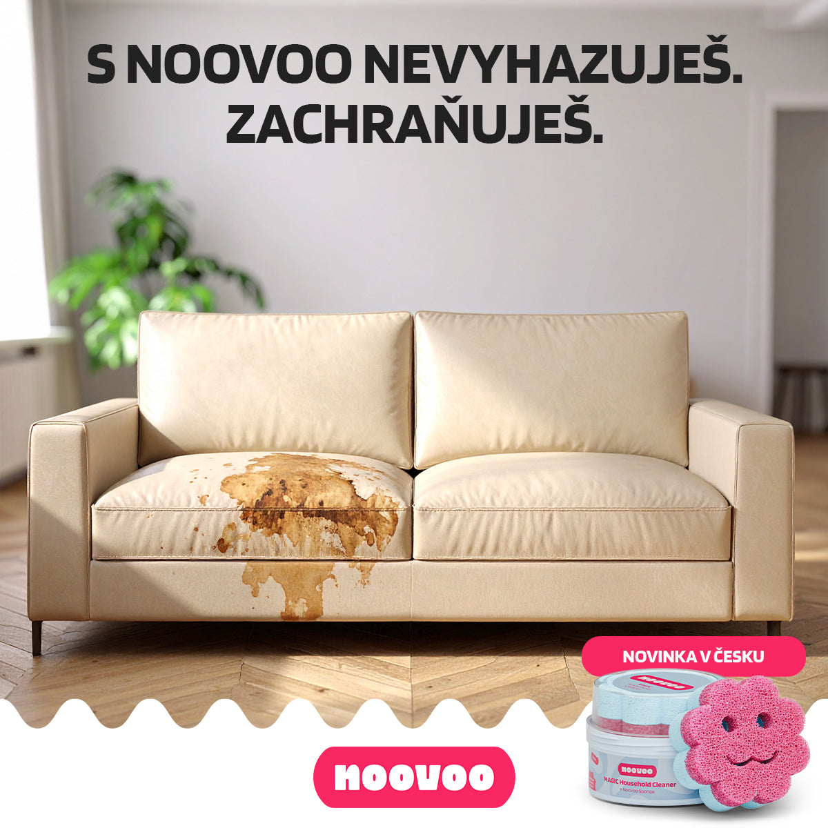 NOOVOO MAGIC univerzální čisticí pasta 350 g bez fosfátů
