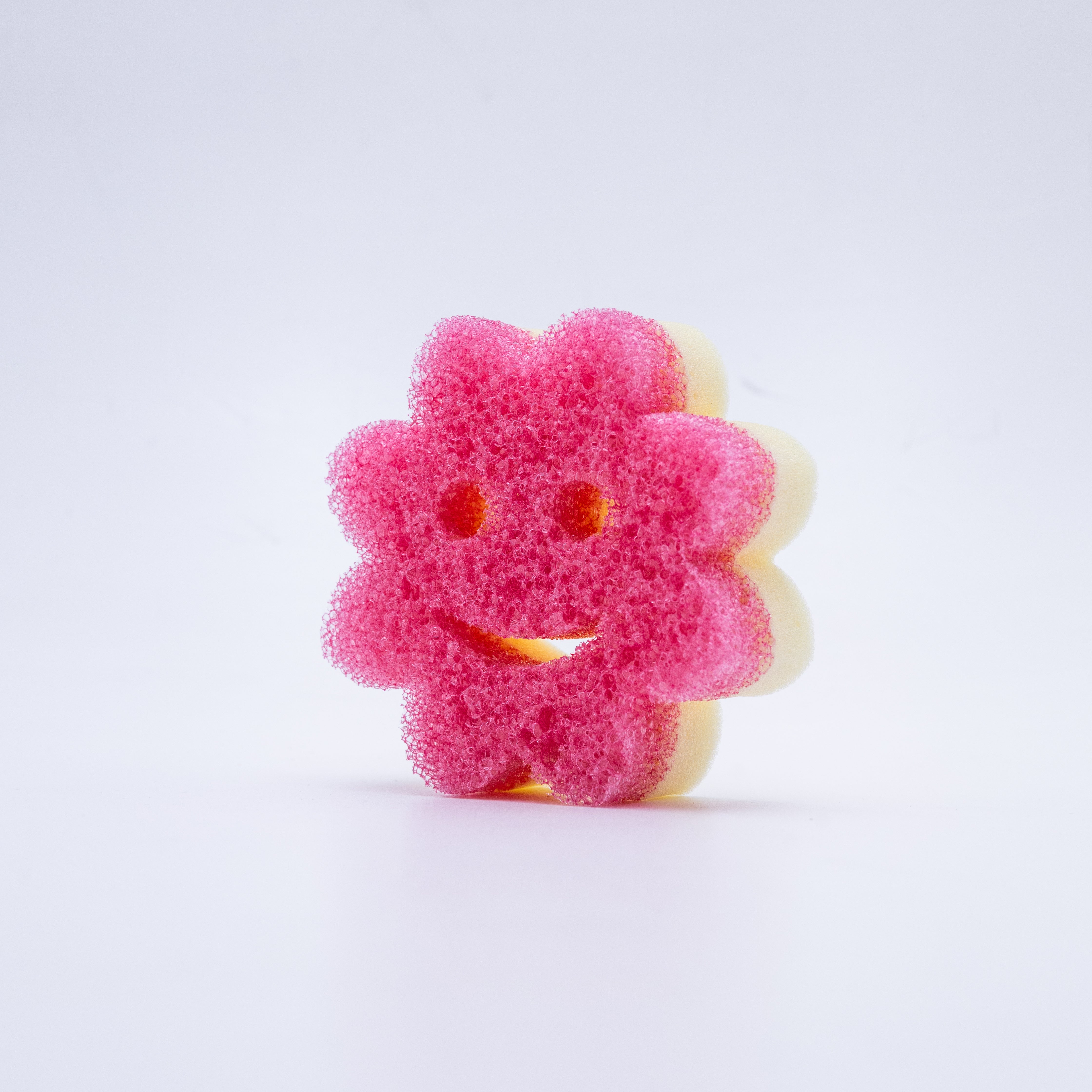 Scrub Mommy Power Flower pink houbička 1 ks