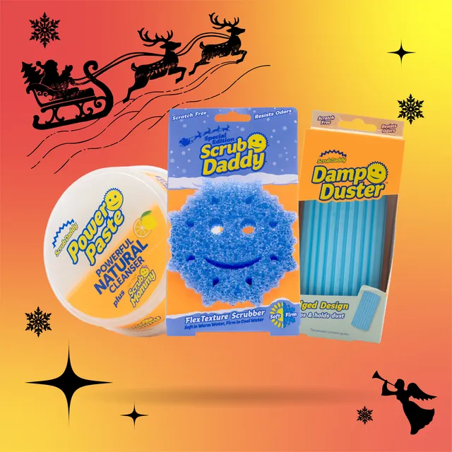 Scrub Mommy Frozen vánoční sada 4 ks s pastou