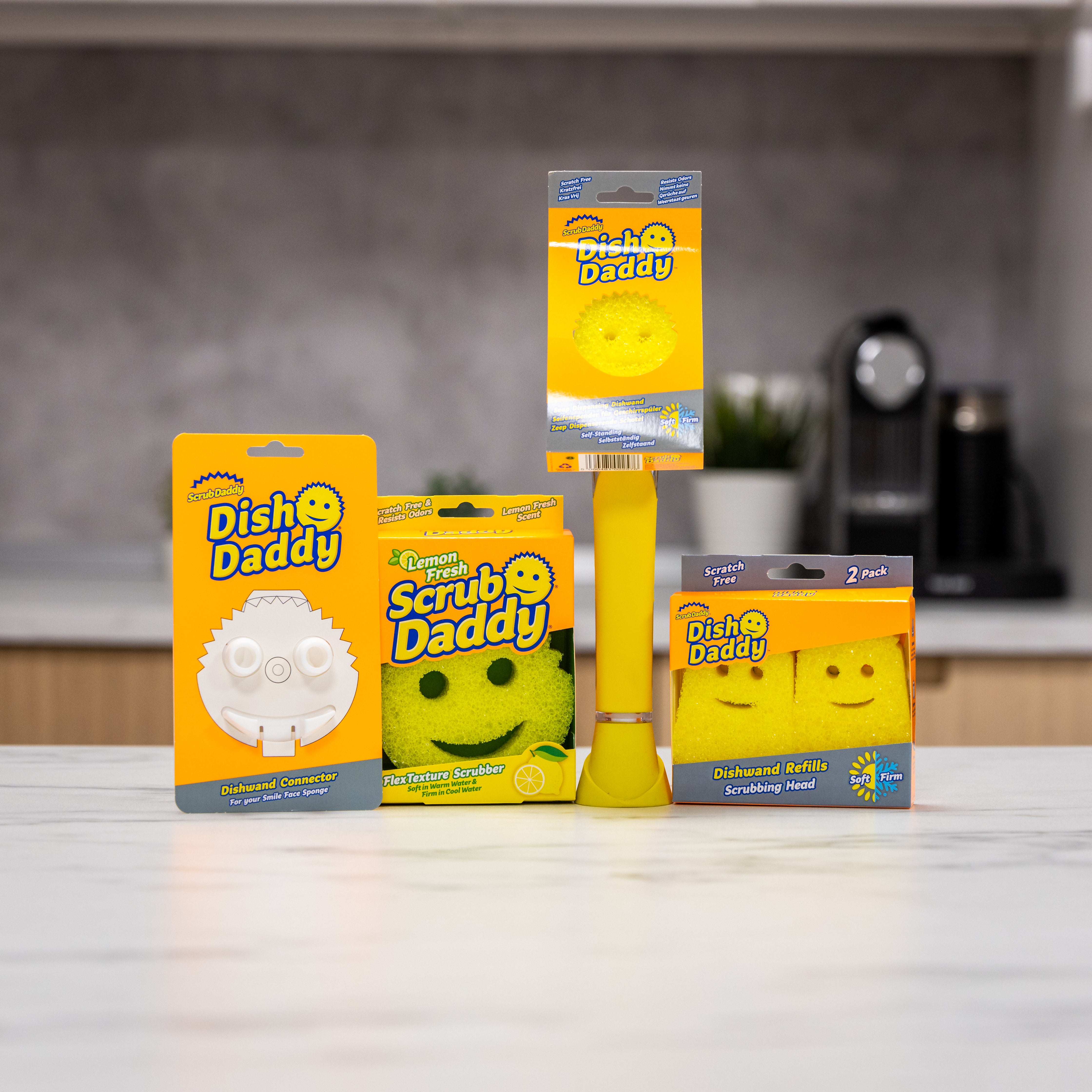 Scrub Mommy Umyjte nádobí sada kartáč 4 kusy