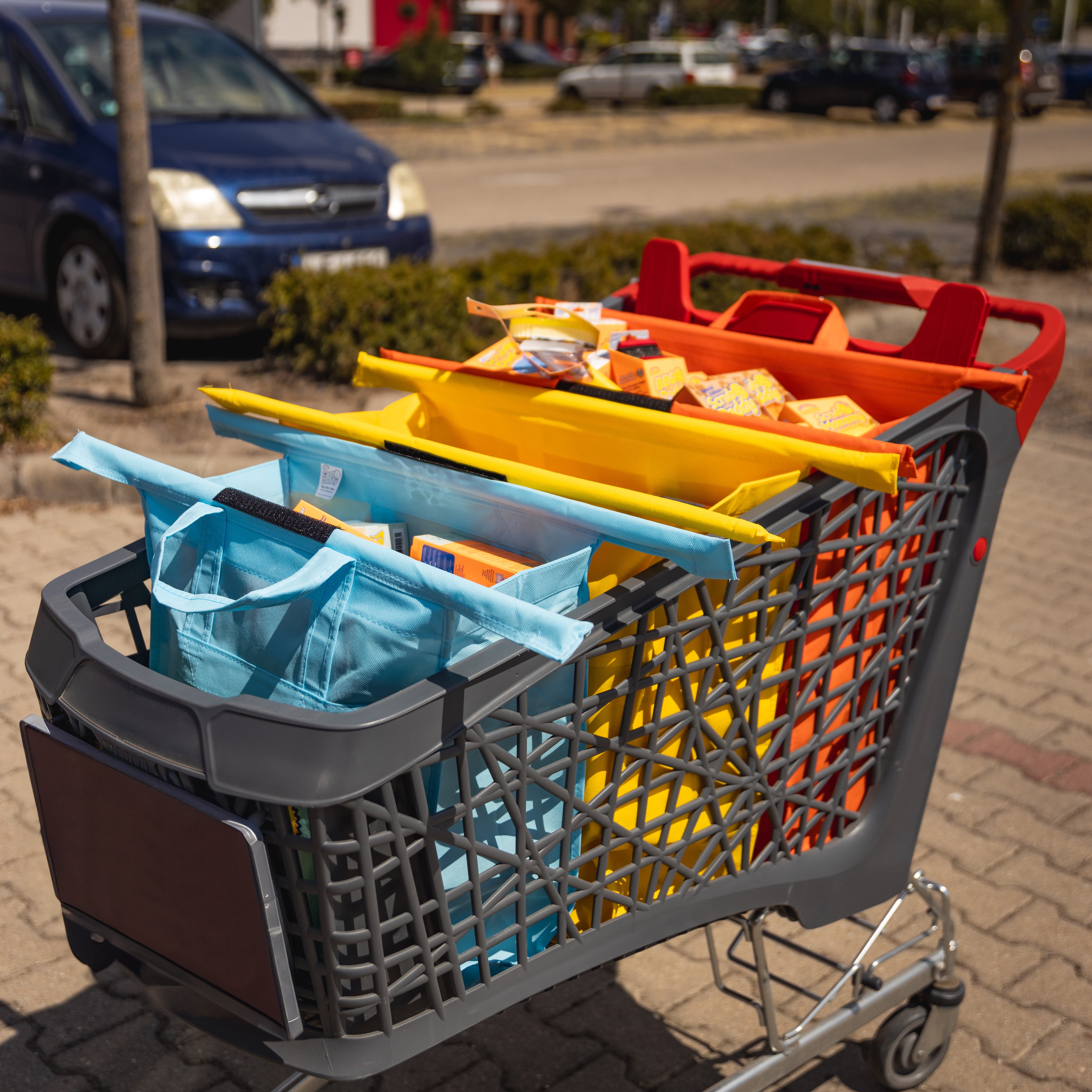 Scrub Mommy Cart Daddy nákupní tašky 3 ks opakovaně použitelné