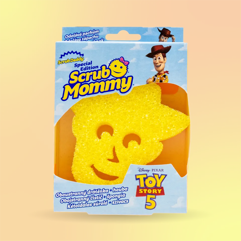 Scrub Mommy Disney Šerif Woody houbička speciální edice