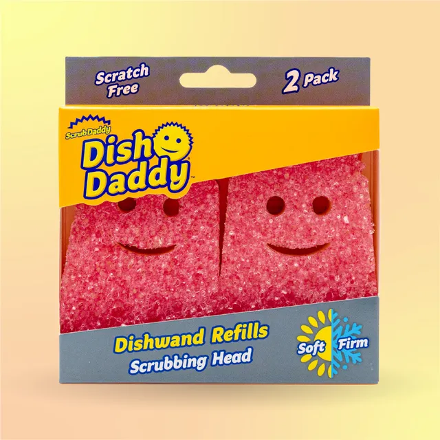 Scrub Mommy Dish Daddy Pink náhradní houbička 2 ks zip